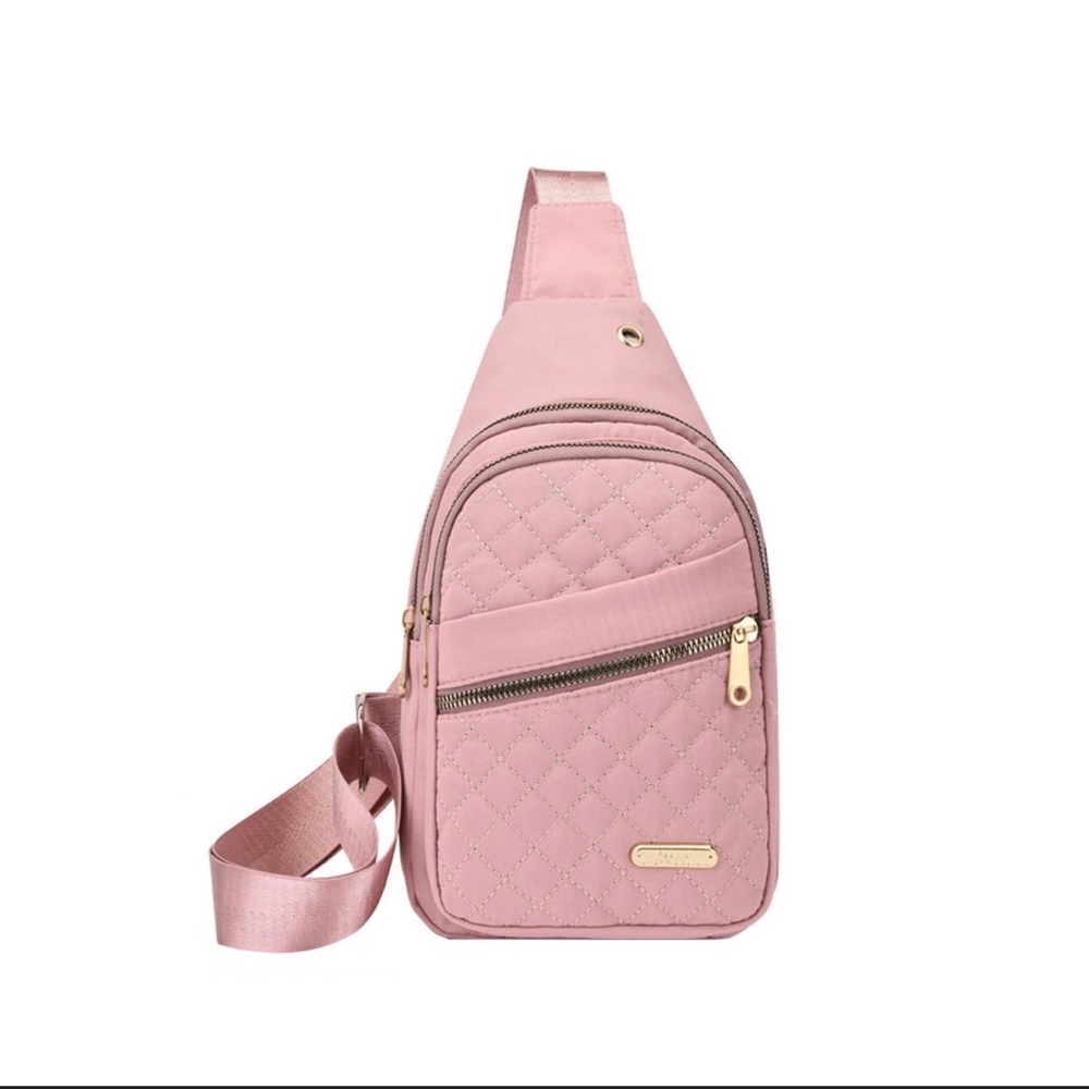 Trendy Quilted Sling Bag!